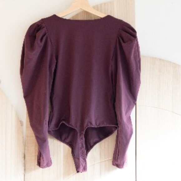 Free People | Plum Long Sleeve Onesie - Picture 2 of 3